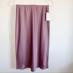 Lavender midi skirt